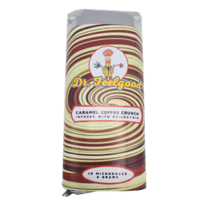 Dr. Feelgood – Caramel Coffee Crunch Chocolate Bar